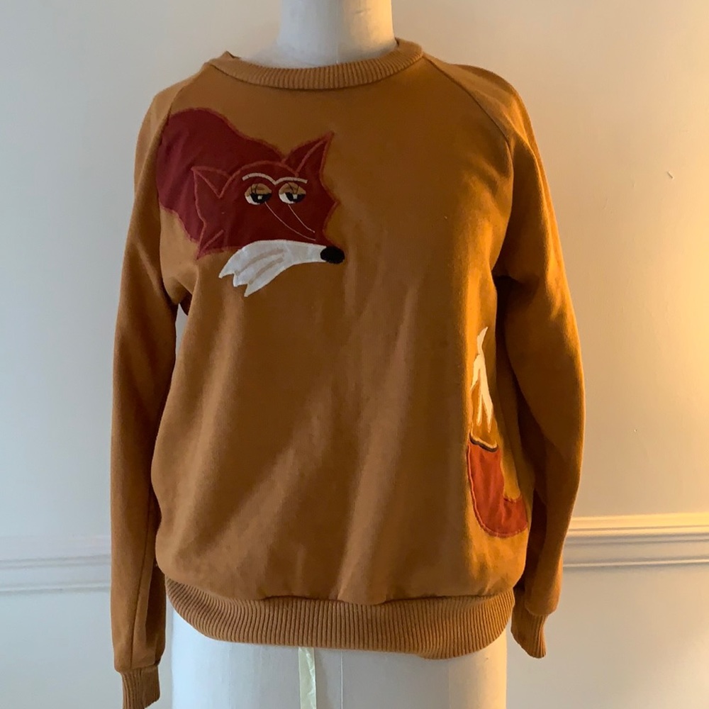 Vintage sweatshirt with fox